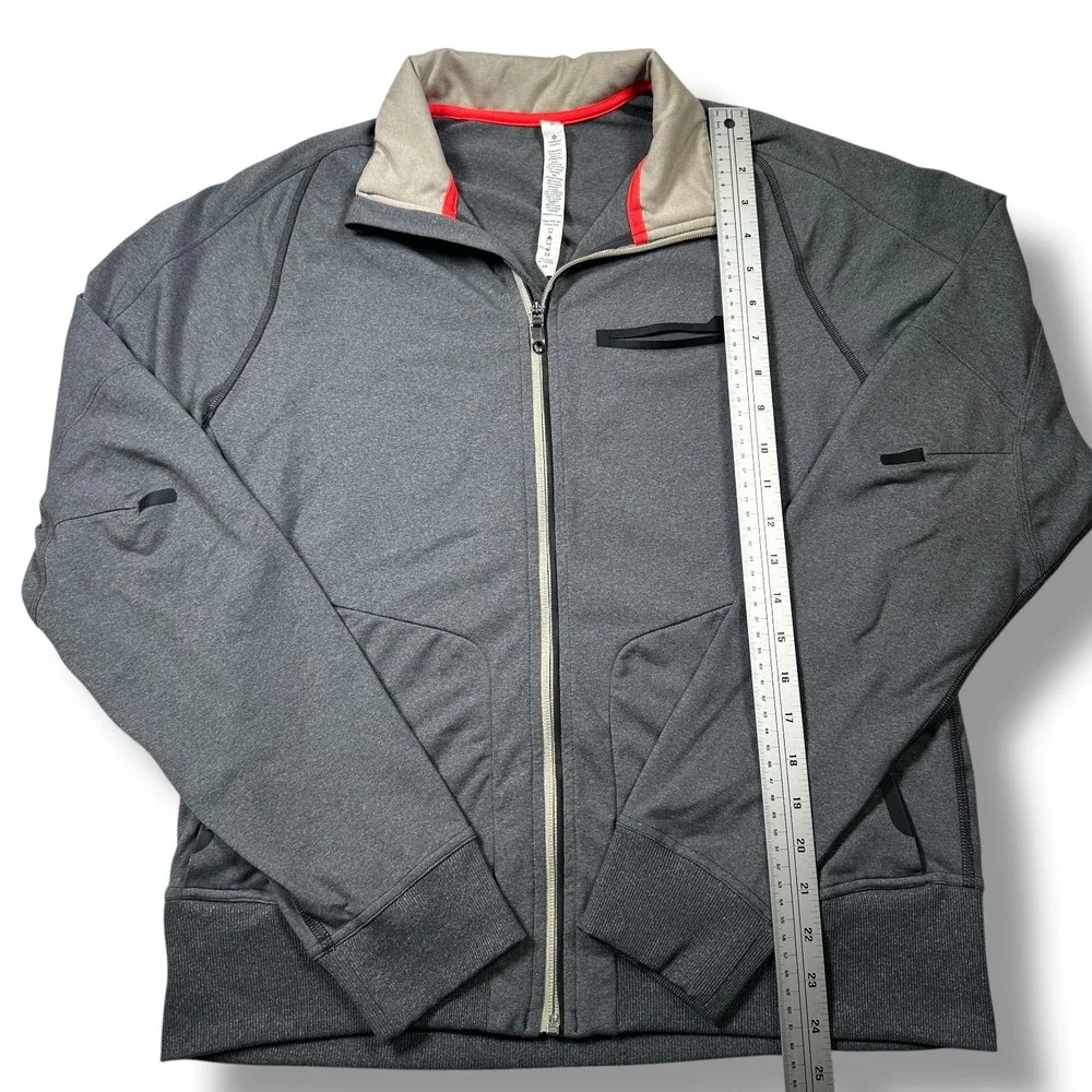 Lululemon Full Zip Jacket Size Men's M Performance Training Track - Picture 5 of 7